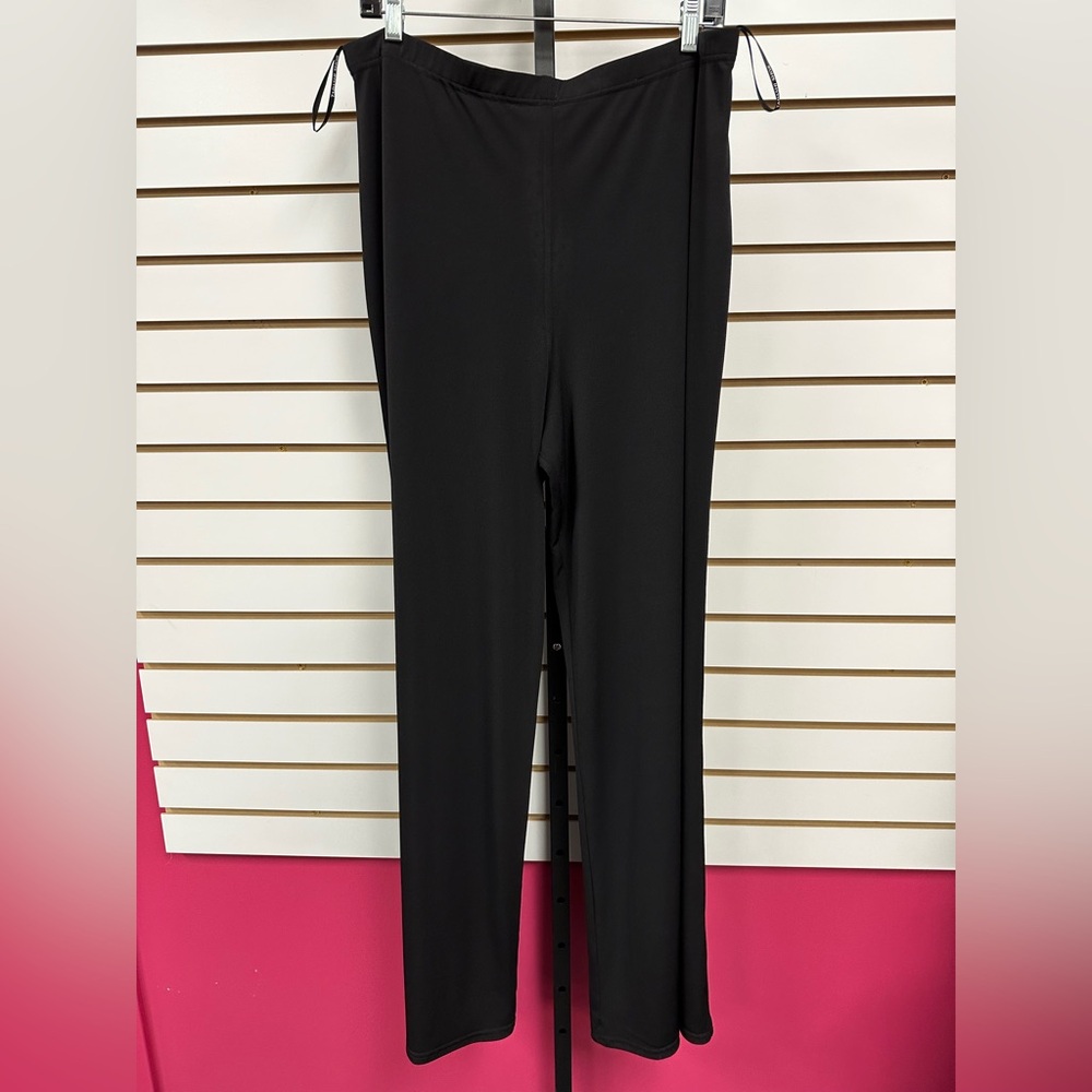 Tadashi Shoji Black 🖤 Pull-on Pants -  Designer Style/Comfort Fit/NWT Size XXL